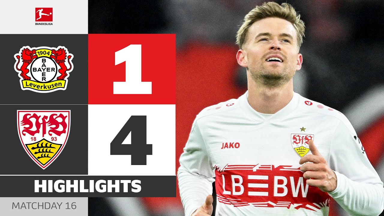 Stuttgart Leave Bayer NO CHANCE! | BAYER 04 LEVERKUSEN - VFB STUTTGART | Highlights | Bundesliga