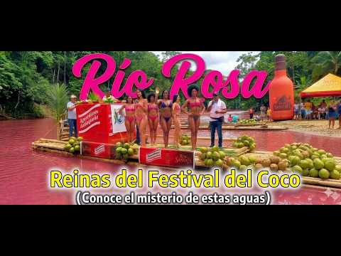 RÍO ROSA, EN UVERO, SAN JUAN DE URABA, ANTIOQUIA,VISITA ESTA IMPRESIONANTE MARAVILLA DE  RÍO ROSADO!