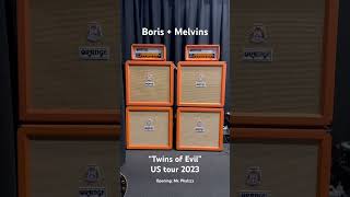Boris + Melvins “Twins of Evil” US Tour 2024