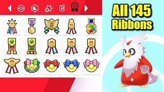 Pokémon Sword & Shield - All 145 Ribbons