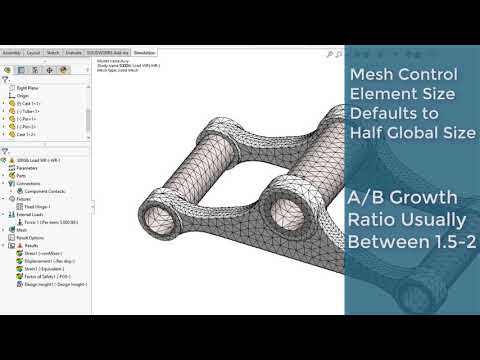 SOLIDWORKS Simulation: Mesh Control