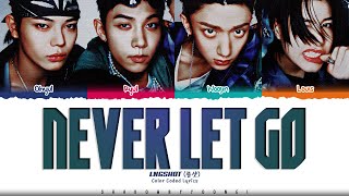 Download lagu LNGSHOT 'Never Let Go' Lyrics (롱샷 Never Let Go 가사) [Color Coded Han_Rom_Eng] | ShadowByYoongi mp3
