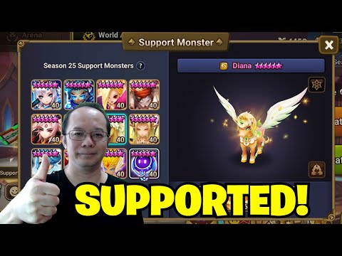 USING ONLY RTA SUPPORT MONSTERS [Summoners War 9th Anniversary]