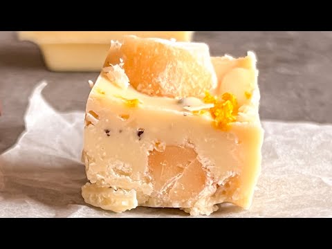 Macadamia Fudge with Cashew Butter, White Chocolate & Macadamia Nuts | 3 Ingredients I Vegan