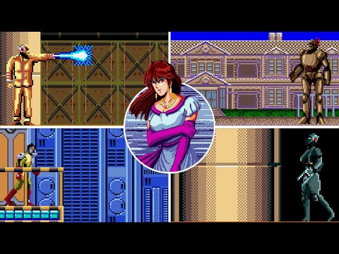 Rolling Thunder 2 (Genesis) All Bosses (No Damage)