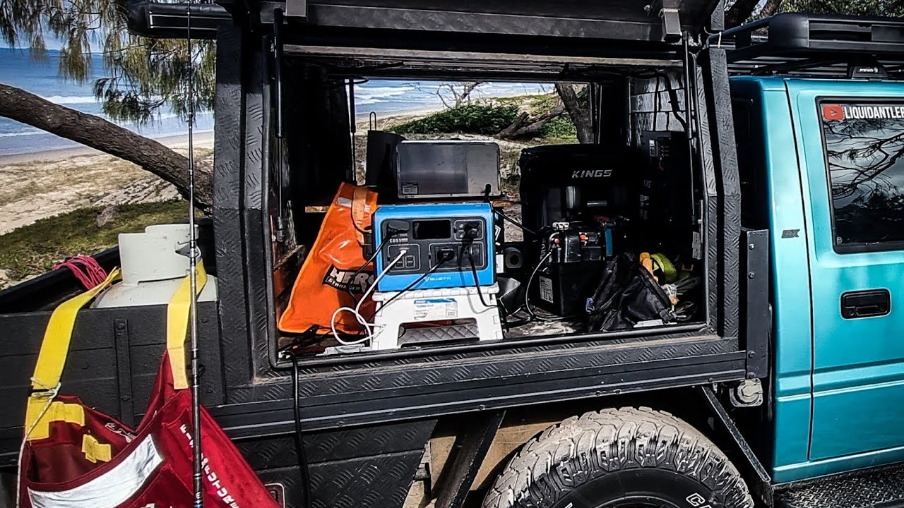 BLUEITTI EB55 REVIEW | Small Lightweight Portable Power Station | Solo Camping