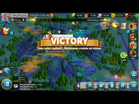 KVK 4vs4 - forteresse - Rise of kingdom