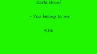 Carla Bruni - You belong to me 486