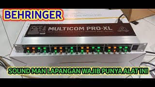 Video thumbnail for TES MULTICOM PRO-XL BEHRINGER. SEPERTIINI HASILNYA#bening by mdns channel