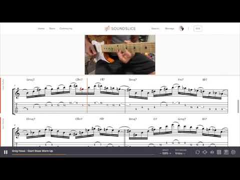 Greg Howe - Giant Steps Warm Up