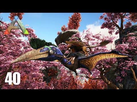 Domando um LINDO QUETZAL AZUL level 145  - ARK  Crystal Isles #40