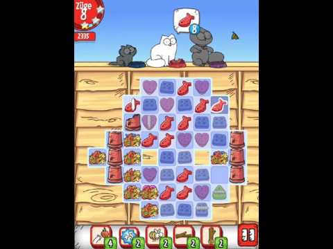Simons Cat - Crunch Time - Level 121 - No Boosters (by match3news.com)