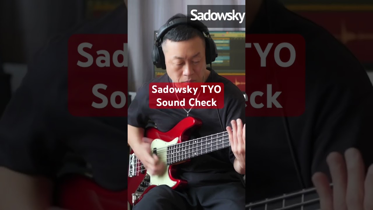 Sound Check!Sadowsky TYO / Modern Edge 5 string J #bassist  #slap