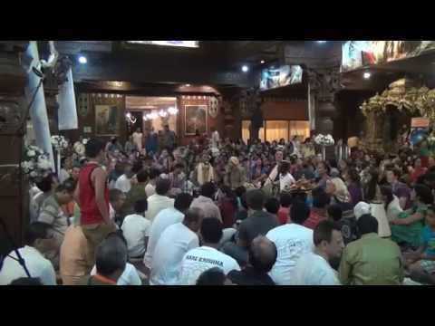 HG Madhava Prabhu Singing in 24 hours Kirtan Mela 2013 at New Vrindavan 2013