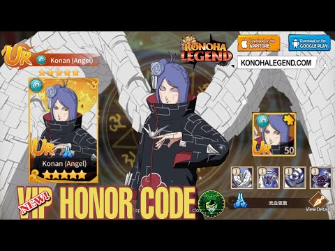 Konoha Legend - Ninja AFK mobile New! VIP Honor Gift Code 🎁 #3 TOP Naruto Mobile Game🔥🔥 android/iOS