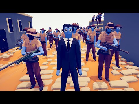 Can 250x sheriffs save the president? - Totally Accurate Battle Simulator TABS