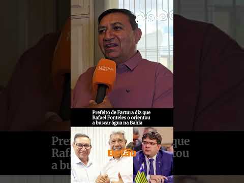 Prefeito de Fartura diz que Rafael Fonteles o orientou a buscar água na Bahia