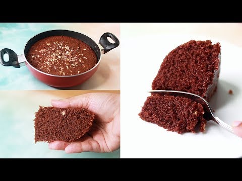 Chocolate Suji Cake In Kadai | Eggless & Without Oven | Yummy