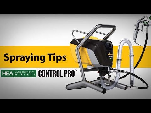 Wagner ControlPro Spraying Video
