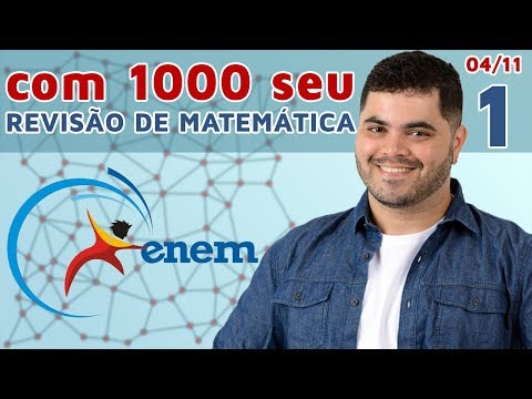 🔴 REVISÃO MATEMÁTICA ENEM 2019 | Questões Mais Fáceis | Com 1000 Seu #1