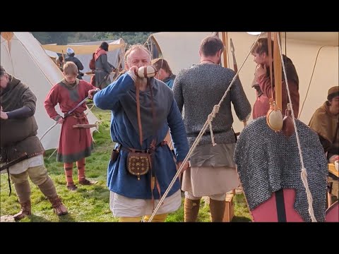 Life in the Saxon Camp  -  Battle of Hastings reenactment 2024