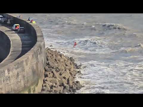 Crowned World’s Boldest Sea Rescue | Sailor Pulled From Rock-Smashed Yacht