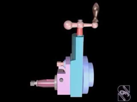 Tool head shaper Assembly Drawing #Animation #Assembly drawing Video