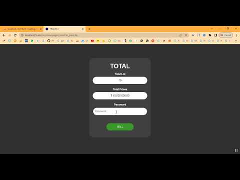 Trading Stock Management in PHP Application Projects