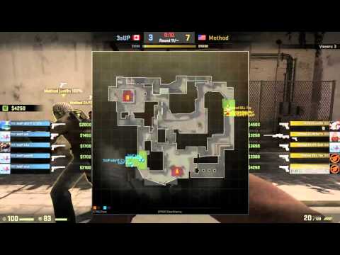 3sUP vs Method ESEA Mirage