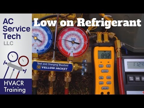 Leaking Refrigerant Replace the Leaky Schrader Valve without Removing the Refrigerant Shown