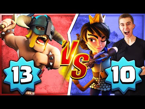 EMBARRASSING LEVEL 13's with LEVEL 10 CARDS! ORIGINAL LOG BAIT — Clash Royale