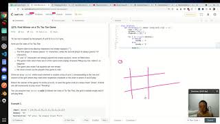 YouTube video 'LeetCode 1275 Find Winner on a Tic Tac Toe Game - Python'