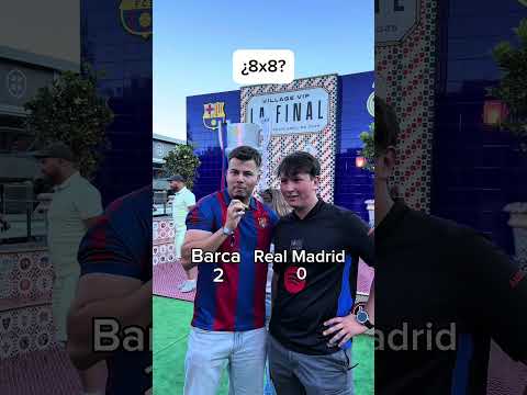BARĆA vs MADRID! Que aficion es mas inteligente 🧠