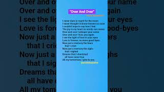 Over And Over - Nana Mouskouri ❤️#lyrics #music #song #love #parkstv