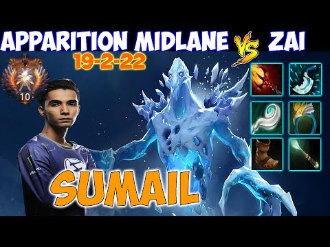 SumaiL - Ancient Apparition Midlane vs Zai  | Top Rank Pro Gameplay - Dota 2