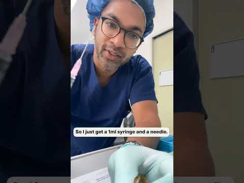 How to make a Lignocaine with 1:200,000 adrenaline mixture | #anesthesiology #nurse #lignocaine