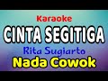 CINTA SEGITIGA Karaoke Nada Cowok Nada Pria Rita Sugiarto