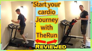 THERUN Home Treadmill Unboxing & Review | 3.0 HP Foldable incline Treadmill with  Heart Rate Monitor