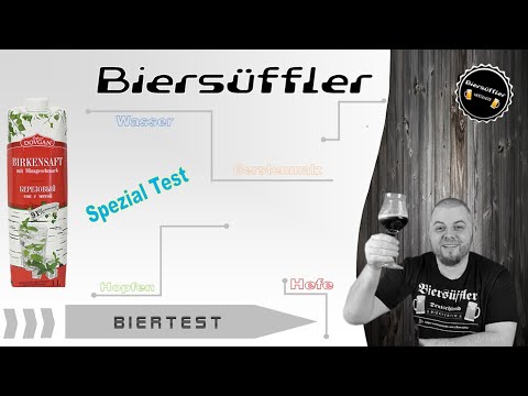 Biersüffler Getränke Spezial Test - Dovgan Birkensaft mit Minze + Guten Rutsch