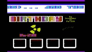 Pu-239 Birthday Demo for the Commodore VIC-20 / Commodore VC-20