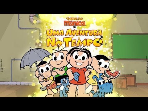 TURMA  DA MÔNICA EM UMA AVENTURA NO TEMPO O FILME (pra do das  as crianças)😁😁😁