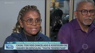 Casal vende bens e tem mudança para Portugal adiada após cancelamento de voo