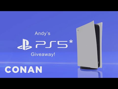 安迪的完全真實的PS5贈品 - CONAN在TBS的 (Andy's Totally Real PS5 Giveaway - CONAN on TBS)