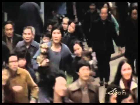 Clyde Kusatsu skyping Sean Connery and then dying from a tidal wave caused by a meteor