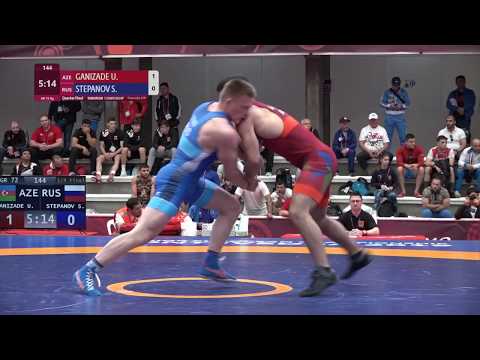 1/4 GR - 72 kg: U. GANIZADE (AZE) v. S. STEPANOV (RUS)