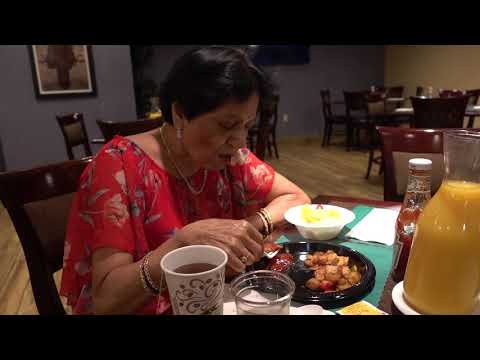 Aruna & Hari Sharma Breakfast Holiday Inn 4* South Plainfield, Piscataway, NJ, USA, Sep 28, 2018