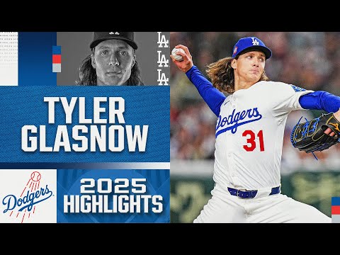 Tyler Glasnow's BEST moments with the 2025 World Series champion Dodgers! 💪