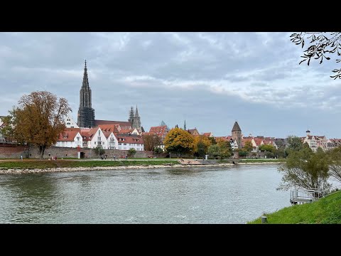 Ulm an der Donau / Stadtrundgang 4K Video