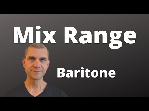 Vocal Warm Up Exercises for Mix Range - Baritone