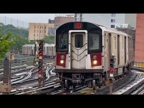R142 & R142A 4 Local and Express Trains at Bedford Park Blvd